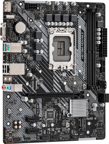 Мат. плата Socket1700 ASRock H610M-HDV/M.2 фото 3