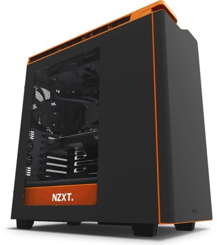 Корпус Miditower NZXT H440 черный/оранжевый CA-H442W-M0