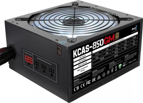 Блок питания Aerocool 850W KCAS-850GM фото 2