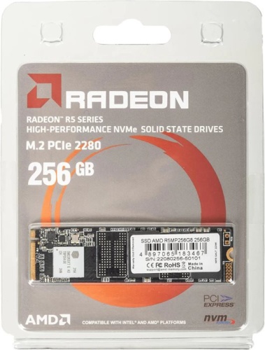 Накопитель SSD M.2 AMD 256Gb R5MP256G8 Radeon фото 3