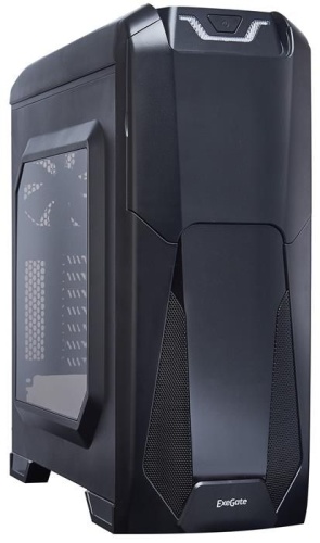 Корпус Miditower EXEGATE EVO-8202 Black-Red light EX270569RUS фото 2