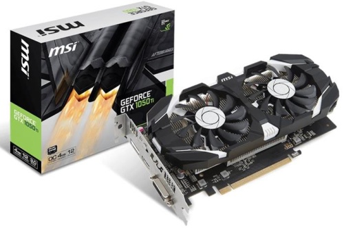 Видеокарта PCI-E MSI 4096Мб GeForce GTX 1050 Ti 4GT OC GTX 1050 TI 4GT OC фото 3