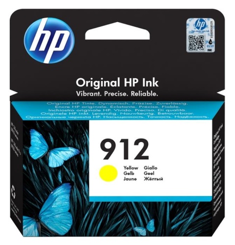 Оригинальный струйный картридж Hewlett Packard 912 3YL79AE желтый