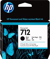 Оригинальный струйный картридж Hewlett Packard 712 3ED71A black