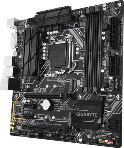 Мат. плата Socket1151 GIGABYTE Z370M D3H фото 2