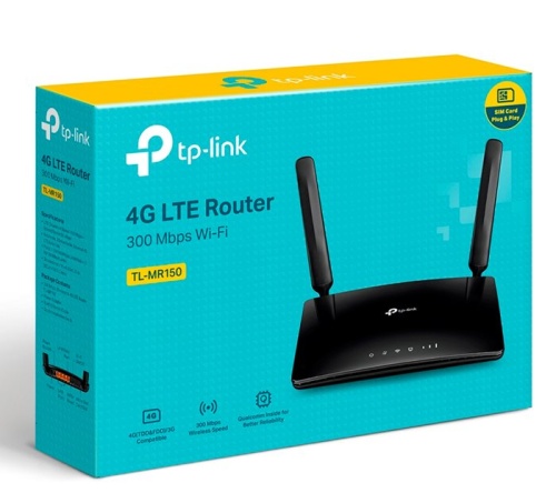 Роутер Wi-Fi TP-Link TL-MR150 черный фото 3