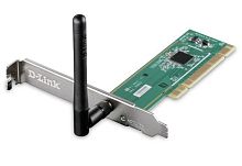 Сетевой адаптер WiFi D-Link DWA-525/A2B, Wireless N 150 PCI Adapter (802.11n)