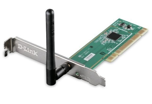 Сетевой адаптер WiFi D-Link DWA-525/A2B, Wireless N 150 PCI Adapter (802.11n)