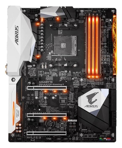 Мат. плата SocketAM4 GIGABYTE GA-AX370-Gaming 5