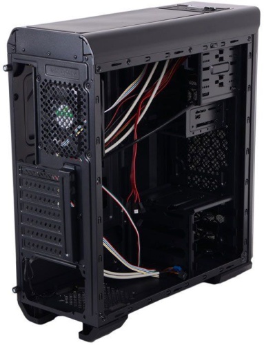 Корпус Miditower Aerocool Aero-500 чёрный с акриловым окном AERO-500 BLACK WINDOW фото 4