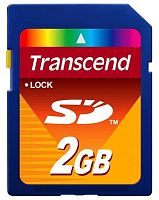 Карта памяти Micro SD Transcend 2ГБ TS2GSDC