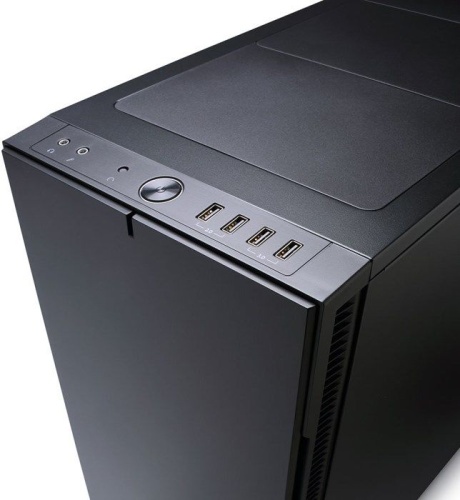 Корпус Miditower Fractal Design Define R5 Blackout Edition Window черный FD-CA-DEF-R5-BKO-W фото 9