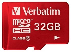  Micro SDHC Verbatim 32 microSDHC Class 10 UHS-I 44044