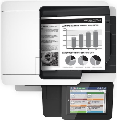 МФУ лазерное Hewlett Packard LaserJet Enterprise M527f F2A77A фото 3 МФУ лазерное Hewlett Packard LaserJet Enterprise M527f F2A77A фото 3