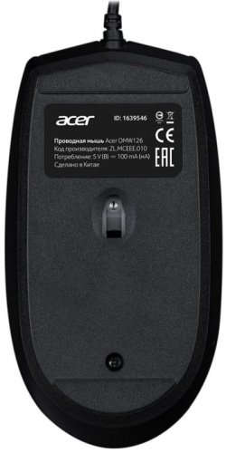 Мышь Acer OMW126 черный ZL.MCEEE.010 фото 4