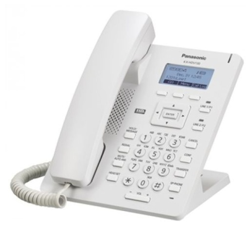IP телефон Panasonic KX-HDV130RU белый