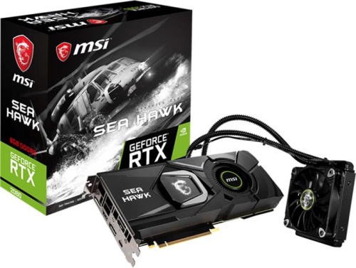 Видеокарта PCI-E MSI 8192Mb RTX 2080 SEA HAWK X фото 5