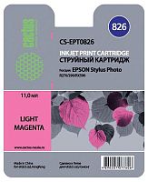 Картридж струйный совместимый Cactus CS-EPT0826 светло-пурпурный