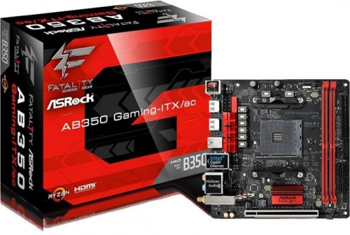 Мат. плата SocketAM4 ASRock AB350 GAMING-ITX/AC фото 5