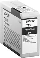 Оригинальный струйный картридж Epson T850100 PhotoBlack UltraChrome HD C13T850100