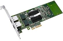 Серв. опция - сет. адаптер Dell Intel Ethernet i350 DP 1Gb Full Height Server Adapter - Kit 540-BBGZ