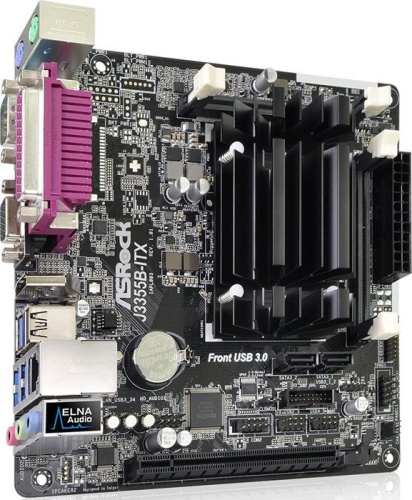 Мат. плата с CPU ASRock J3355B-ITX фото 3