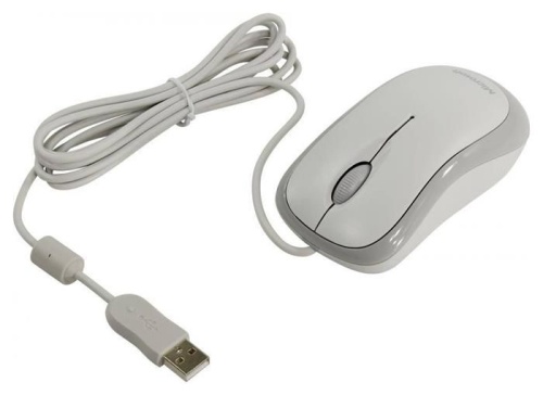 Мышь Microsoft Basic белый 4YH-00008 фото 2