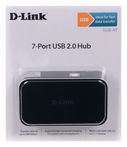 Разветвитель USB2.0 D-Link DUB-H7/B/D2A фото 4 Разветвитель USB2.0 D-Link DUB-H7/B/D2A фото 4