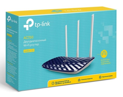 Маршрутизатор WiFI TP-Link Archer C20(RU) фото 4