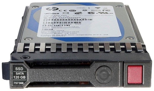 Накопитель SSD SATA 2.5 Hewlett Packard 1x120Gb SATA 756621-B21 Накопитель SSD SATA 2.5 Hewlett Packard 1x120Gb SATA 756621-B21
