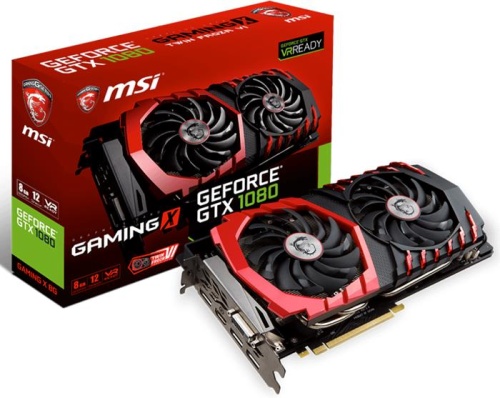 Видеокарта PCI-E MSI 8192Mb GeForce GTX 1080 GAMING X 8G фото 5