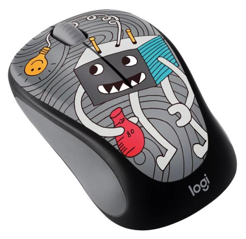Беспроводная мышь Logitech Wireless Mouse M238 Doodle Collection LIGHTBULB 910-005049 фото 3 Беспроводная мышь Logitech Wireless Mouse M238 Doodle Collection LIGHTBULB 910-005049 фото 3