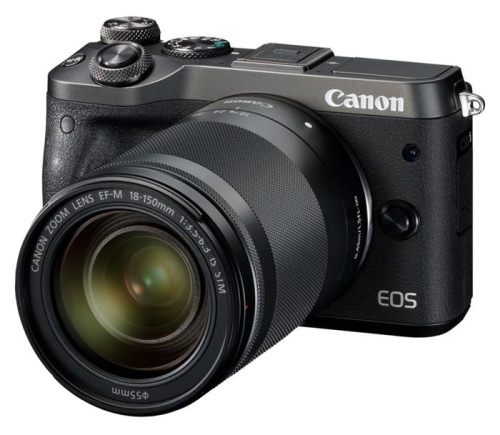 Цифровой фотоаппарат Canon EOS M6 черный 1724C022