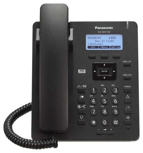 IP телефон Panasonic KX-HDV130RUB черный
