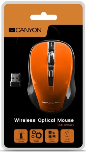 Беспроводная мышь CANYON CNE-CMSW1O фото 3 Беспроводная мышь CANYON CNE-CMSW1O фото 3