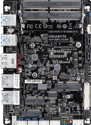 Мат. плата с CPU GIGABYTE GA-SBC7600 Мат. плата с CPU GIGABYTE GA-SBC7600