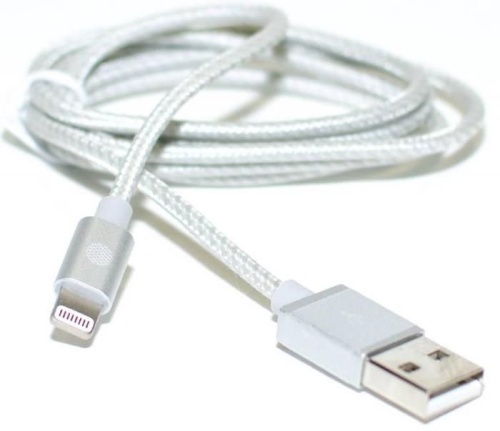 Переходник для Apple Cactus CS-ACSC08 USB-Lightning серебристый фото 3 Переходник для Apple Cactus CS-ACSC08 USB-Lightning серебристый фото 3
