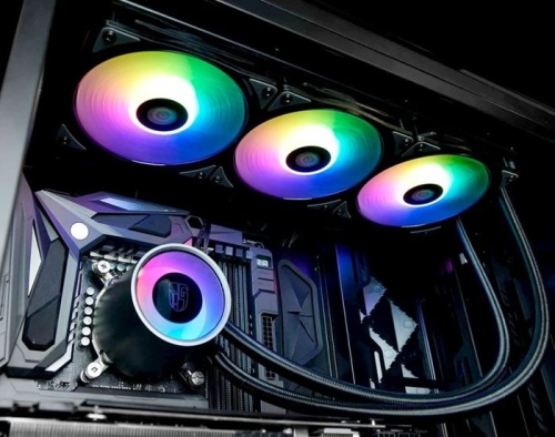 Система водяного охлаждения Deepcool CASTLE 360 RGB фото 2