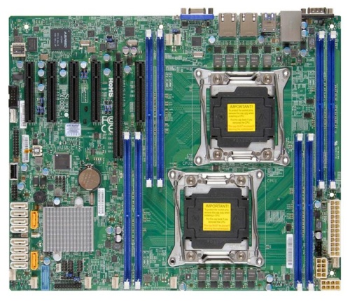 Мат. плата Socket2011-3 Supermicro Motherboard 2xCPU X10DRL-I MBD-X10DRL-I-O Мат. плата Socket2011-3 Supermicro Motherboard 2xCPU X10DRL-I MBD-X10DRL-I-O