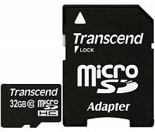 Карта памяти Micro SDHC Transcend 32ГБ TS32GUSDHC10