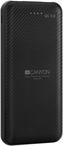 Мобильный аккумулятор CANYON 10000mAh PB-105 Power bank CNE-TPBQ10B Мобильный аккумулятор CANYON 10000mAh PB-105 Power bank CNE-TPBQ10B