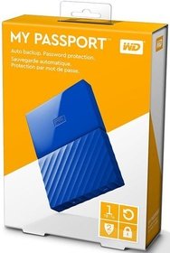 Внешний жесткий диск 2.5 Western Digital 1Tb My Passport WDBBEX0010BBL