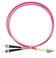 Патчкорд оптоволоконный Cabeus FOP-50-OM4-LC-ST-1m