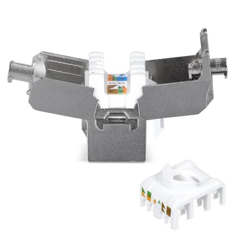 Модуль-вставка Cabeus KJ-RJ45-Cat.5E-SH-180-Toolless фото 3 Модуль-вставка Cabeus KJ-RJ45-Cat.5E-SH-180-Toolless фото 3