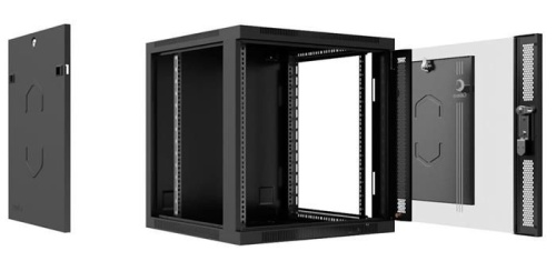 Шкаф телекоммуникационный Cabeus SH-05F-12U60/35-BK фото 2 Шкаф телекоммуникационный Cabeus SH-05F-12U60/35-BK фото 2