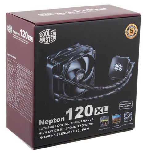 Система водяного охлаждения Cooler Master Nepton 120XL RL-N12X-24PK-R1 фото 6