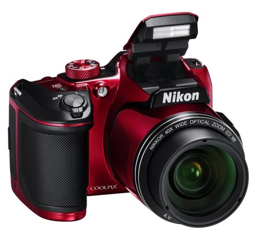 Цифровой фотоаппарат Nikon CoolPix B500 красный VNA953E1 фото 8