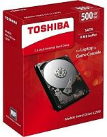 Жесткий диск SATA HDD 2.5 Toshiba 500Gb L200 Slim HDWK105EZSTA