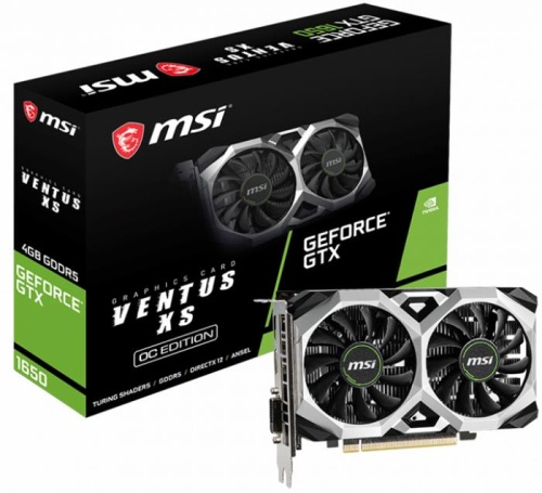 Видеокарта PCI-E MSI 4096Mb GeForce GTX 1650 VENTUS XS 4G OC фото 5