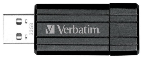 Накопитель USB flash Verbatim 32ГБ PinStripe 49064